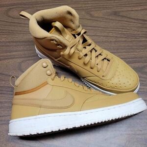 Nike Court Vision Mid Winter "Elemental Gold" Sneaker Boots